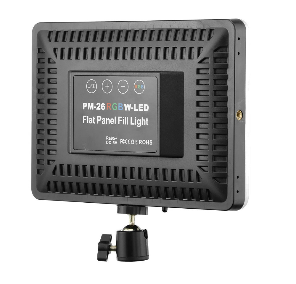 Панель світлодіодна кольорова RGB RA 95+3000-6500K AC Prof PM-26 RGB Київ - фото 2