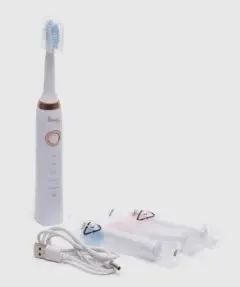 Электрическая зубная щетка Shuke SK-601 аккумуляторная ультразвуковая щетка для зубов 3 насадки Коломия