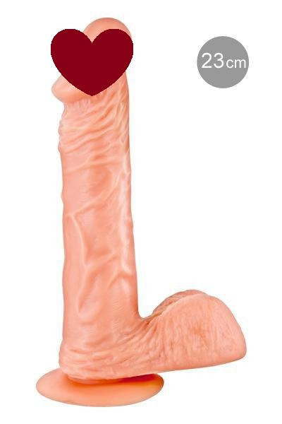 Фалоімітатор Real Body — Real Bruce Flesh, TPE, діаметр 4,2 см Sex Aura Київ - фото 1