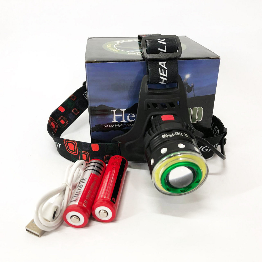 Ліхтарик на лоб Police, Водонепроникний ліхтарик Налобний з захистом від вологи JE-10 Львів - фото 3