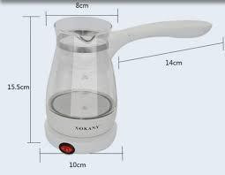 Кофеварка-турка Sokany YLW-607, 600 Вт, 500 мл, 5 чашек, быстрый нагрев, безопасная, ON/OFF Одесса - изображение 3