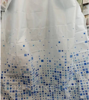 Штора у ванну Міранда Efes 180 х 200 см блакитна Харків - фото 5