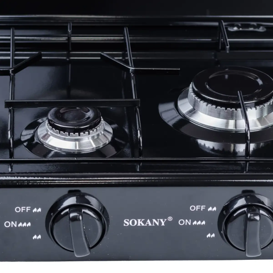Газовая плита настольная на 3 конфорки Sokany под баллонный газ Lugi SK-07003 Киев
