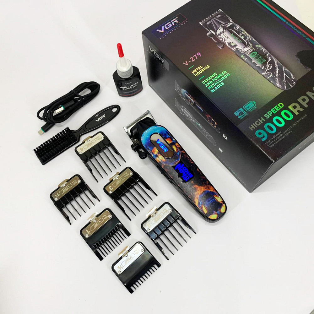 Універсальний тример для чоловіків VGR V-279 RED, Машинка для стрижки волосся електрична NQ-18 Львів - фото 4