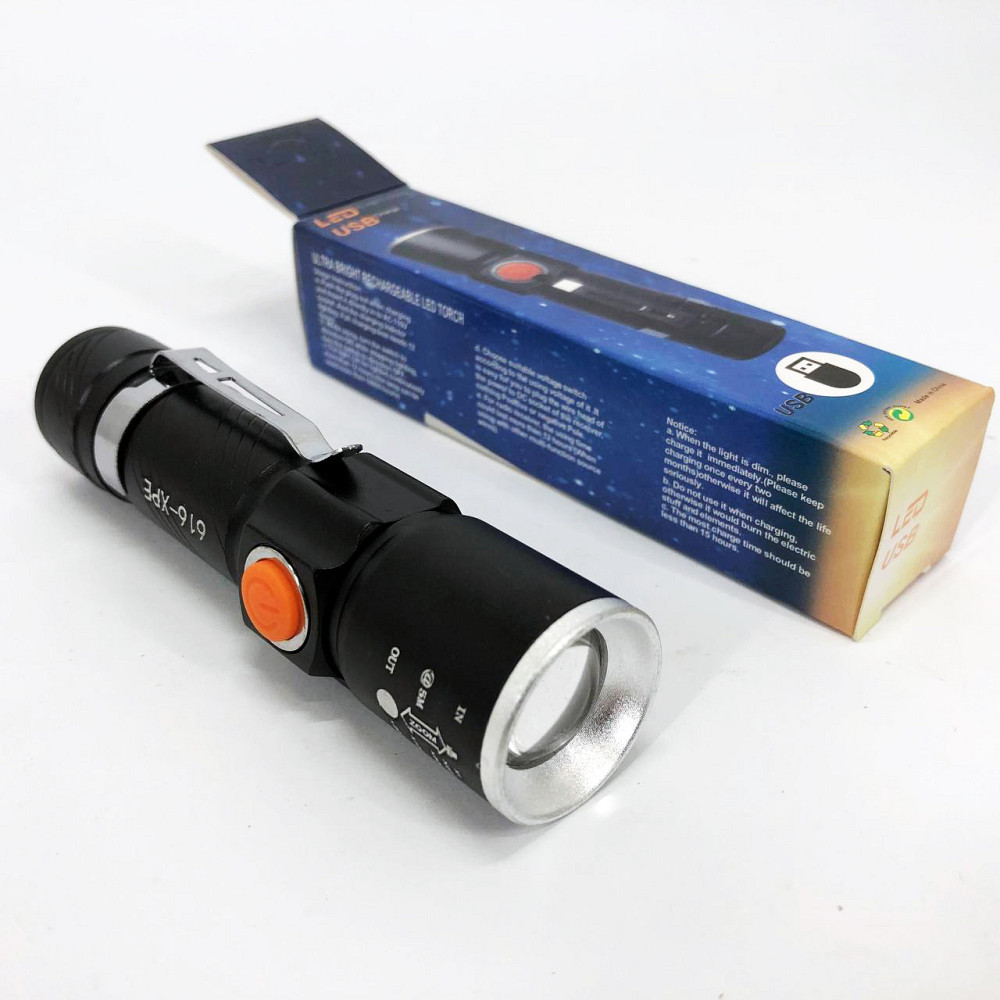 Тактические фонари аккумуляторные Police, Тактические фонари с зумом, Фонарь ручной с функцией зарядки ZO-79 Львов - изображение 3