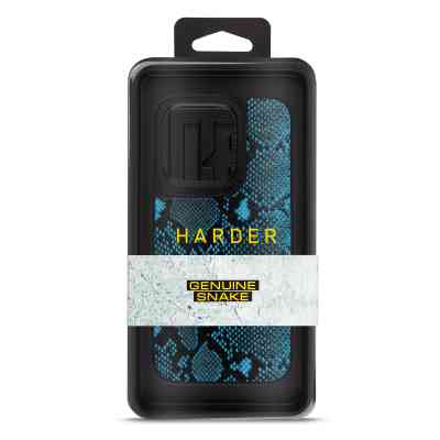 Чохол до мобільного телефона Harder Genuine Snake Apple iPhone 14 Pro Dark Blue (ARM76787) Вінниця