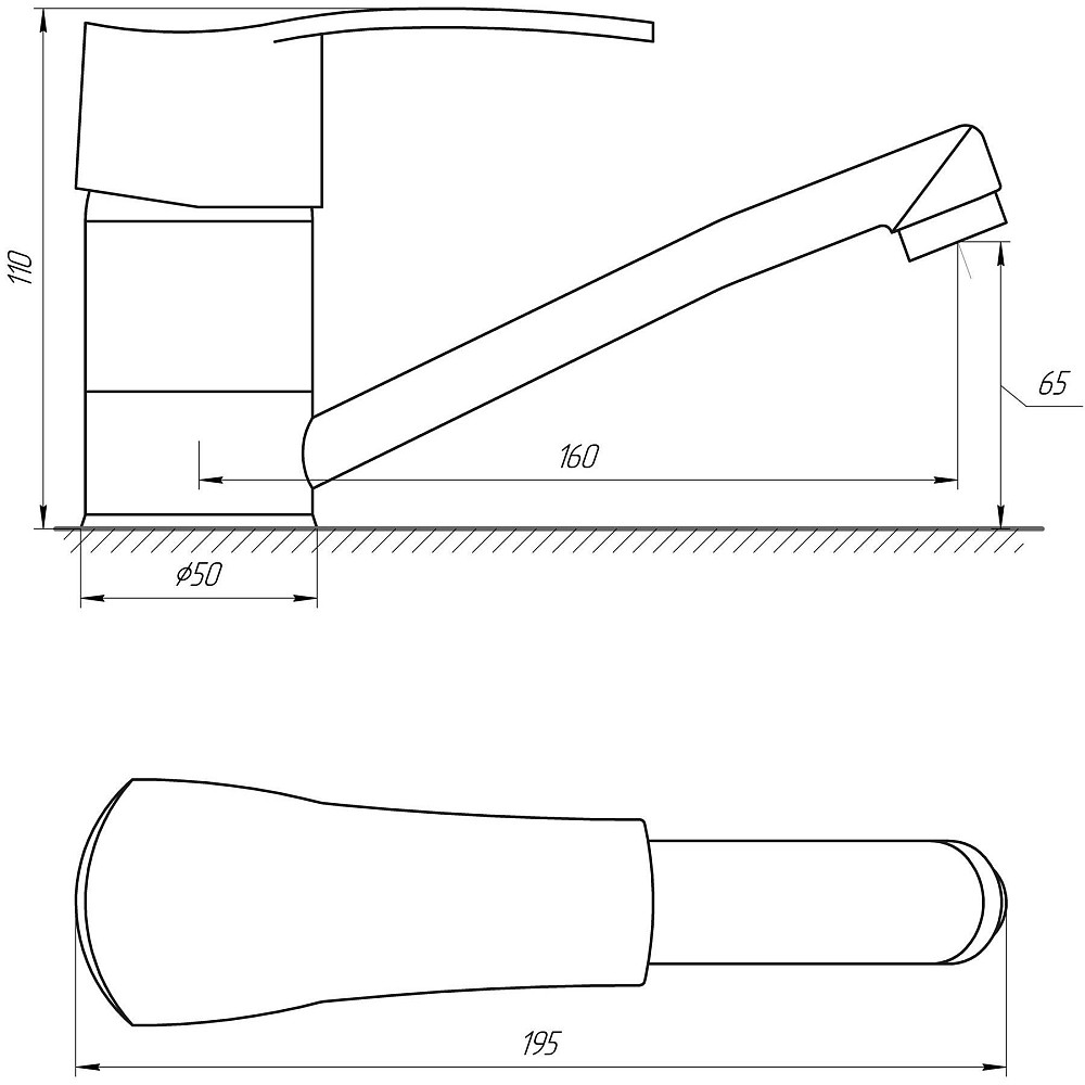 Змішувач для умивальника Globus Lux QUEENSLAND GLQU-0103M Тернопіль - фото 7