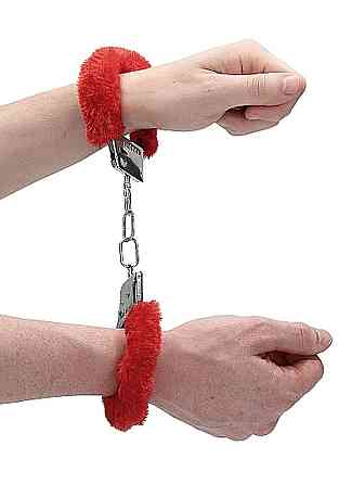 Наручники - Ouch! Beginner's Handcuffs Furry Red Sex Aura Київ