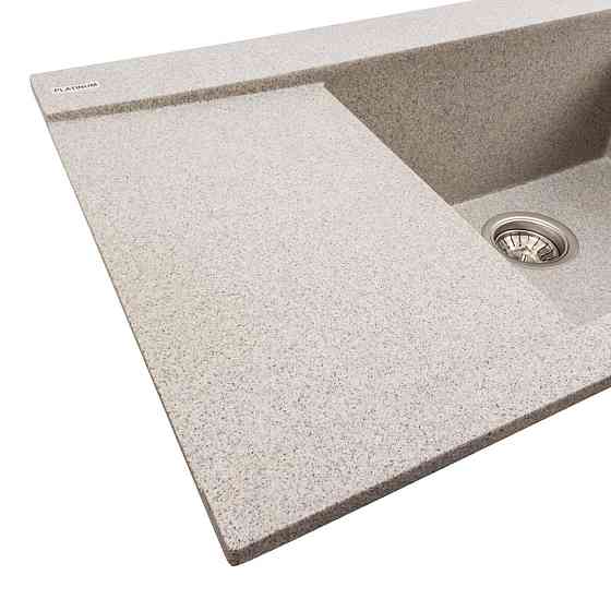 PLATINUM Гранітна мийка для кухні Platinum 9651 ATLAS матовий Сірий Київ