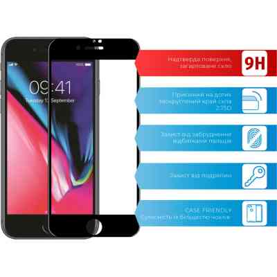 Стекло защитное ACCLAB Full Glue Apple iPhone 7/8/SE 2020 (1283126508172) Винница