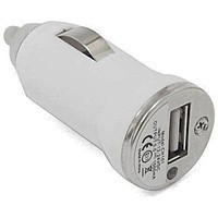 Автомобильная зарядка USB 5V, 1A, белая Полтава - изображение 1