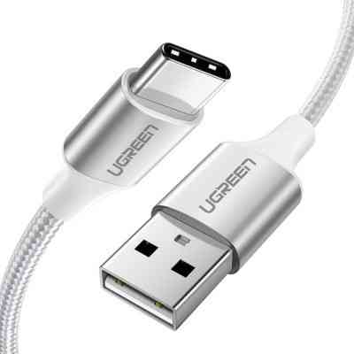 Дата кабель USB 2.0 AM to Type-C 2.0m 3.0A 18W US288 White Ugreen (60133) Вінниця