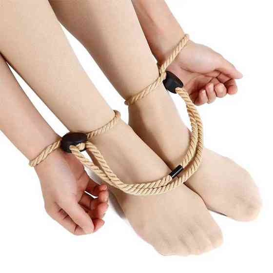 Універсальні наручники для рук і ніг БДСМ Бежевий - Садо-мазо Вінниця