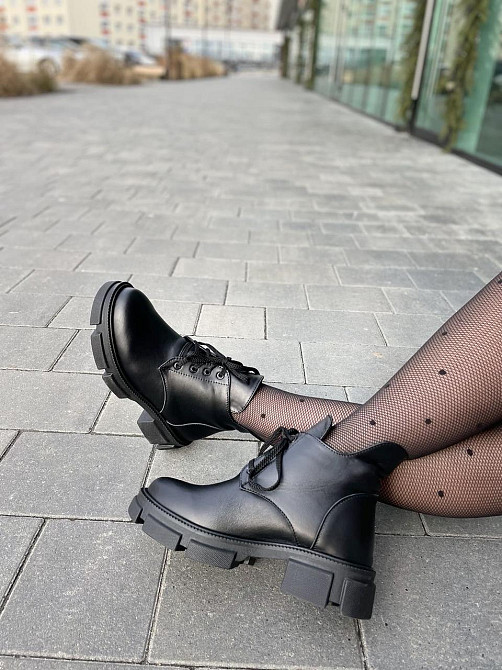 Без бренда Черевики жіночі ARTO 6114/1 чорні (зима, шкіра натуральна) (5217) 36-40 38 Коломия - фото 10