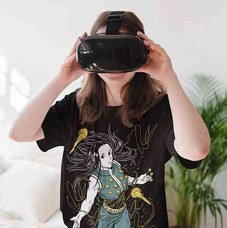 Футболка аниме Охотник × Охотник оверсайз (S/M/L) Черний AnimeJ1024 Днепр