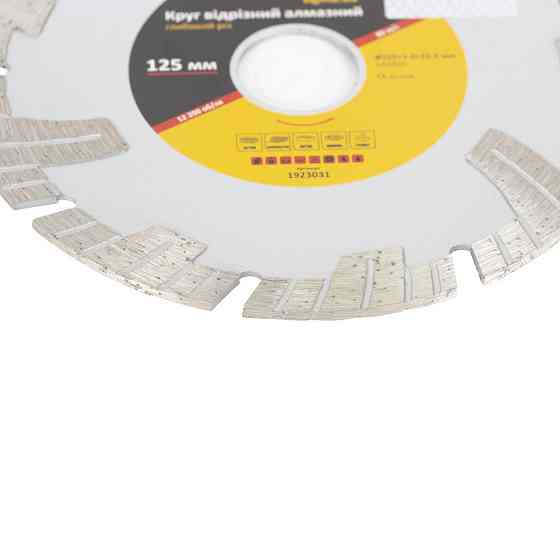 Круг отрезной алмазный Глубокий рез Ø125×22.2мм SIGMA (1923031) Ровно