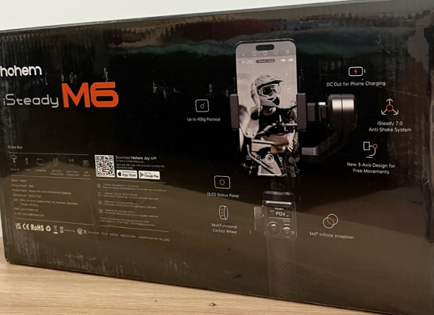 Монопод стабілізатор для телефона Hohem iSteady M6 новий в плівці. Харків - фото 5