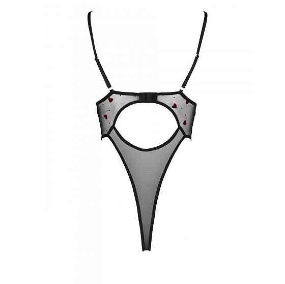 Эротическое боди с рисунком Passion LOVELIA BODY XXL/XXXL, black Sex Aura Киев