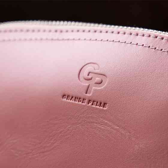 Женская косметичка из кожи Amelin GRANDE PELLE 11299 Пудровая Киев