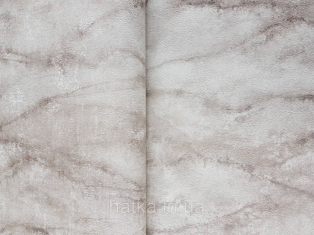 Обои виниловые на флизелине Rasch Riva 1.06х10 абстракция волны камнень коричневые бежевые серебристые 972214 Киев - изображение 1