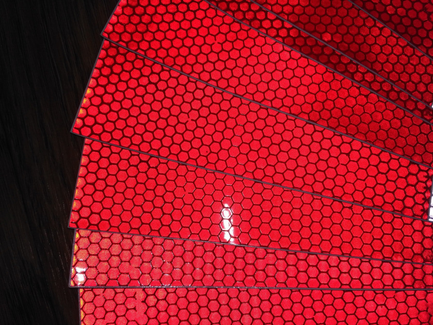 Полоски светоотражающие 10 шт Красная с Белой Киев - изображение 7