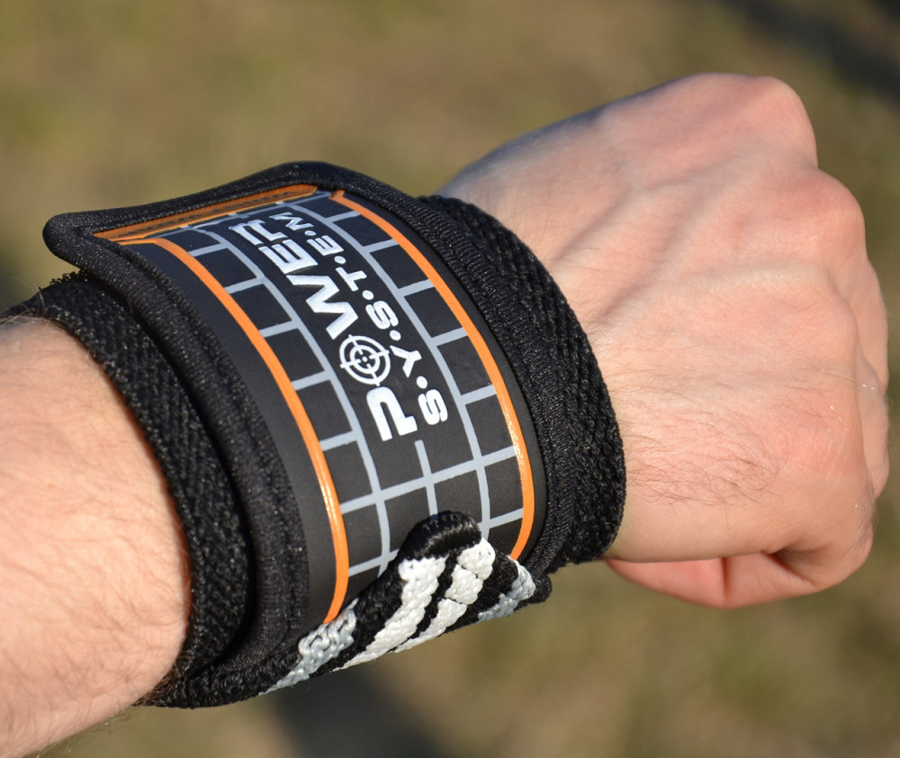 Бинты для запястий (кистовые бинты) Power System PS-3500 Wrist Wraps Grey/Black  (пара) Луцк - изображение 3