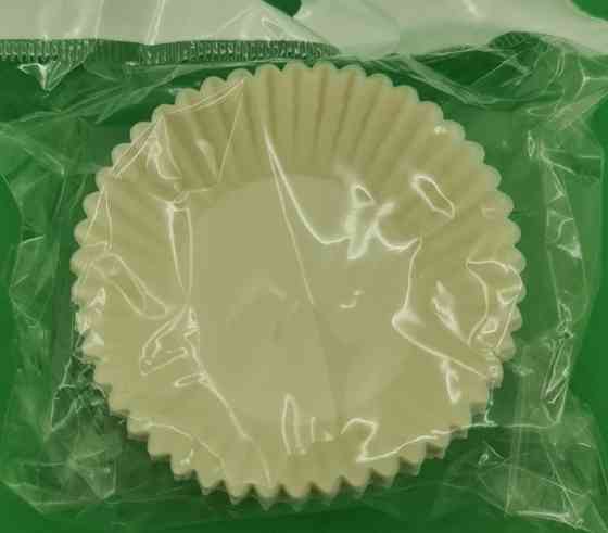 Тартолітка для кексів А6 "Кругла біла" D45 H26 (100 шт.) (1 уп.) Харків