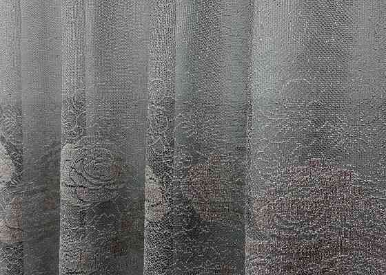 Тюль VR-Textil 1640т Greta Жаккард Графитовый 300х270 см (42-0602) Киев