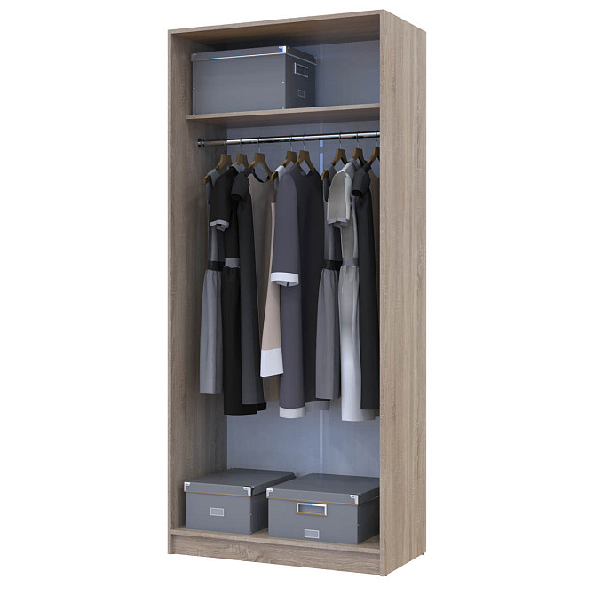 Полиця для одягу Doros Promo Дуб Сонома 3шт. 86.7х35х1.6 (DRS-011563) Дніпро - фото 2