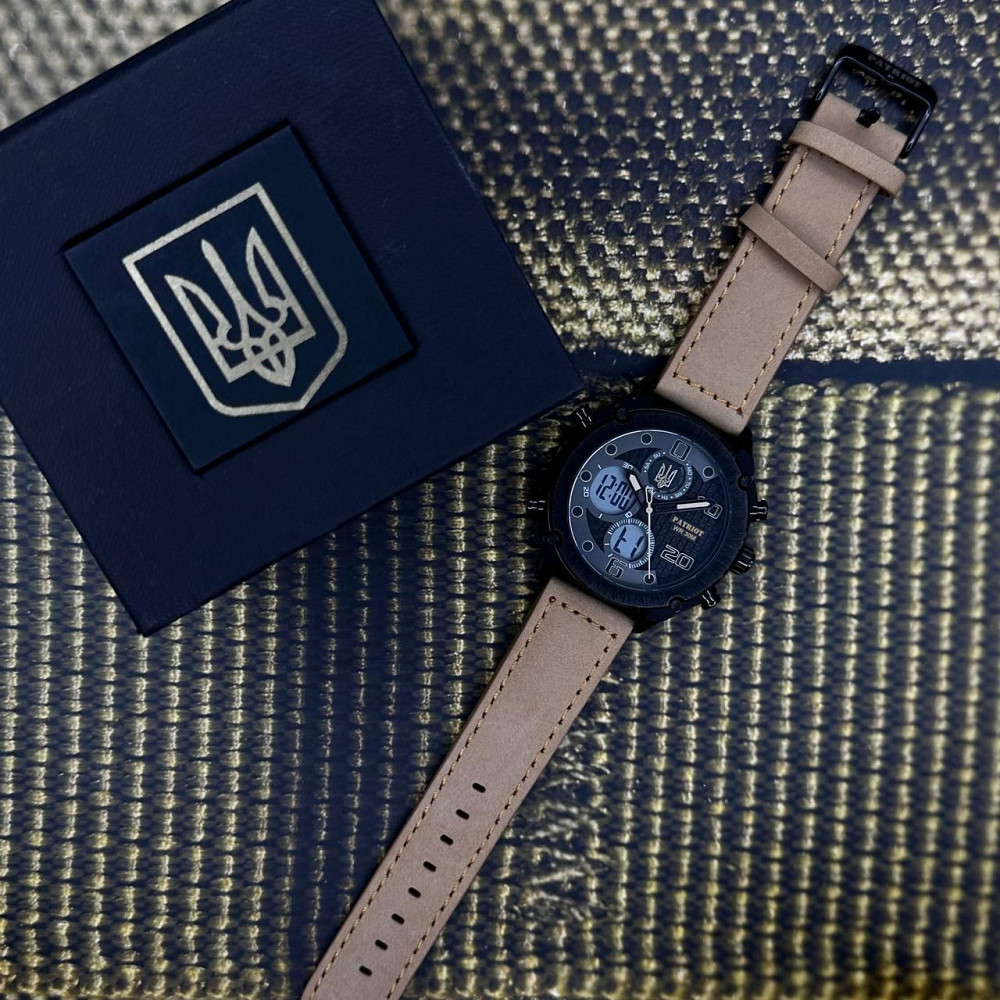 Patriot 017BKLTBN Тризуб злото Black-Light Brown SBR Киев - изображение 4