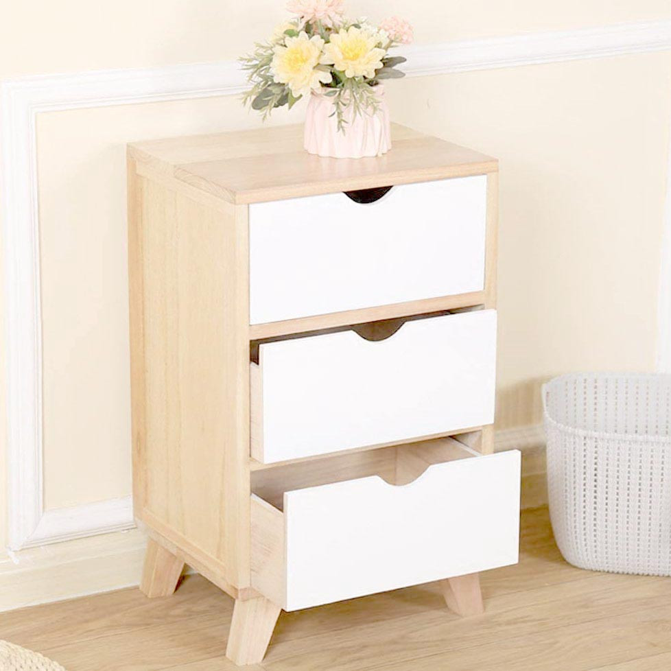 Приліжкова тумба "Абумі 3" бланже-зефір Миколаїв - фото 2