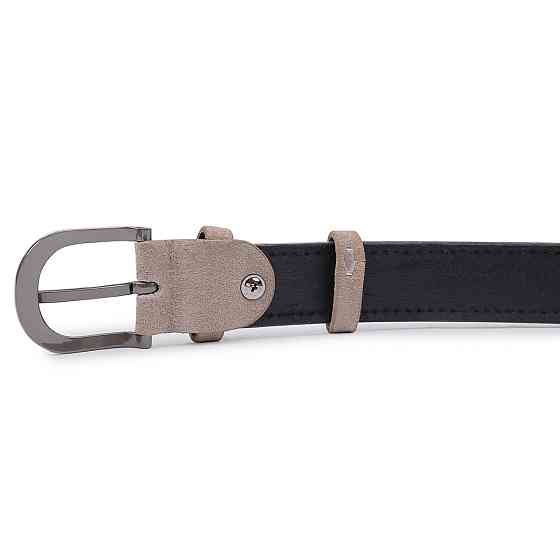 Модный женский замшевый ремень Vintage 20789 Серый Киев