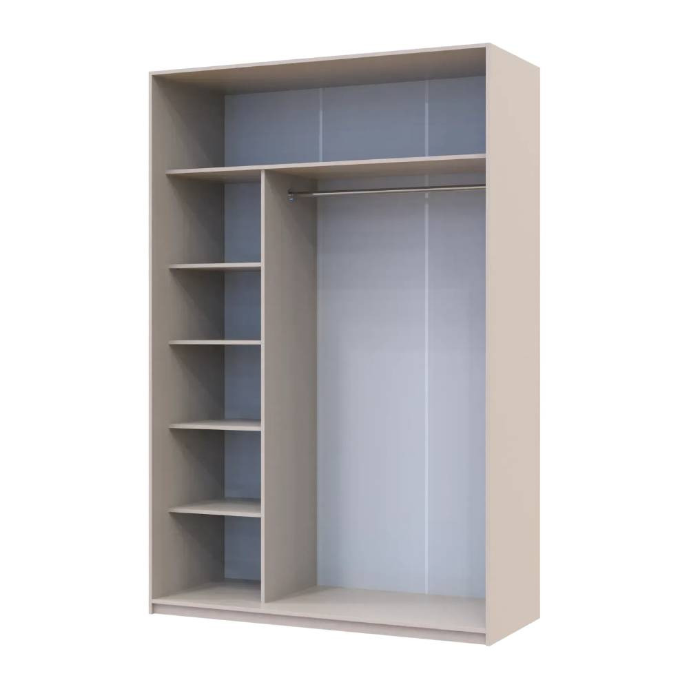 Шкаф-купе Doros Сити Лайт Кашемир 1 ДСП/1 зеркало 150х60х225 (80736353) Днепр - изображение 5