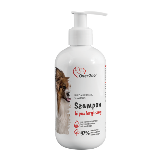 Гипоаллергенный шампунь для собак ОверЗоо OverZoo Hypoallergenic Shampoo с чувствительной кожей и всеми типами шерсти 250 мл Винница