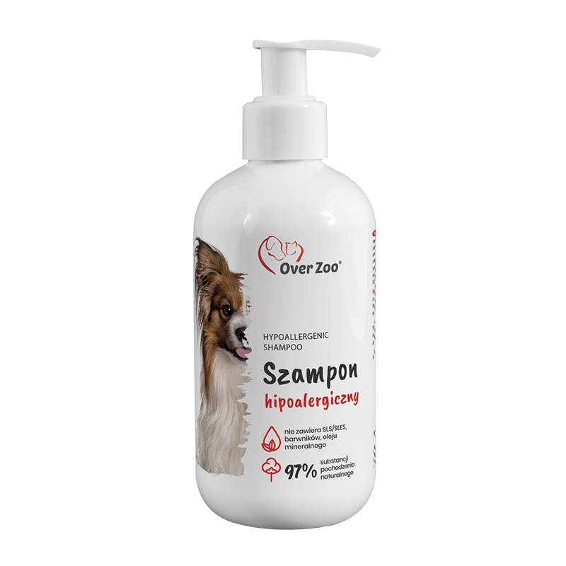 Гипоаллергенный шампунь для собак ОверЗоо OverZoo Hypoallergenic Shampoo с чувствительной кожей и всеми типами шерсти 250 мл Винница - изображение 1