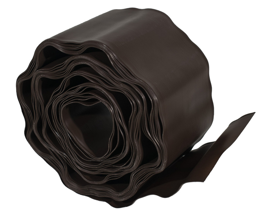 Бордюрна стрічка 10 см 9 метрів коричнева VARTCO (Польща) Дніпро - фото 2