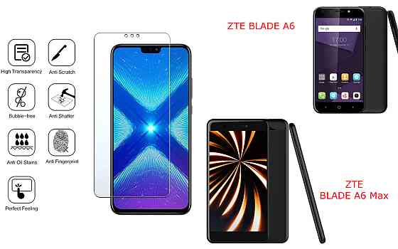 Захисне скло NeoGlass для ZTE BLADE A6,  BLADE A6 Max – надпрозоре та стійке Київ