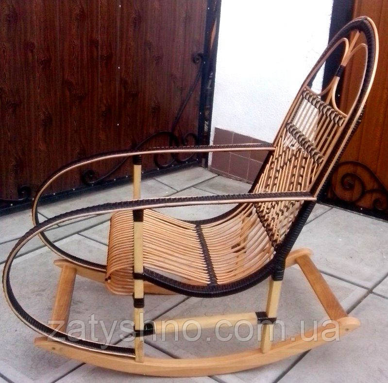 Кресло качалка буковая из лозы Киев - изображение 5
