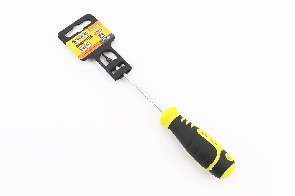 Викрутка магнітна тригранна TA2x100мм ручка з TPR покриттям 49-3210 Київ - фото 1