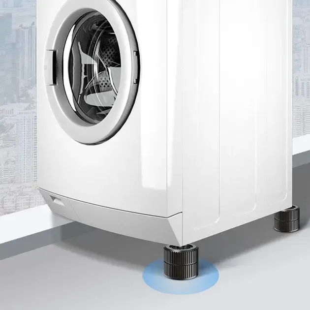 Подставки под стиральную машину антивибрационные для холодильника и другой мебели 4 шт. 7,5х3,5х6 см Коломия - фото 3