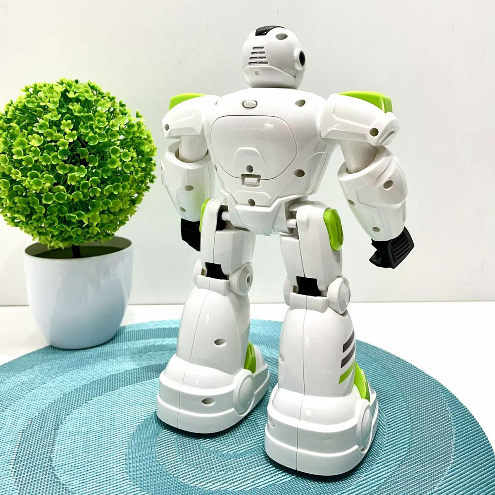Робот на пульті керуванні танцює музика звук на англійській світ програмований Білий із зеленим (G26) Чернигов - изображение 6