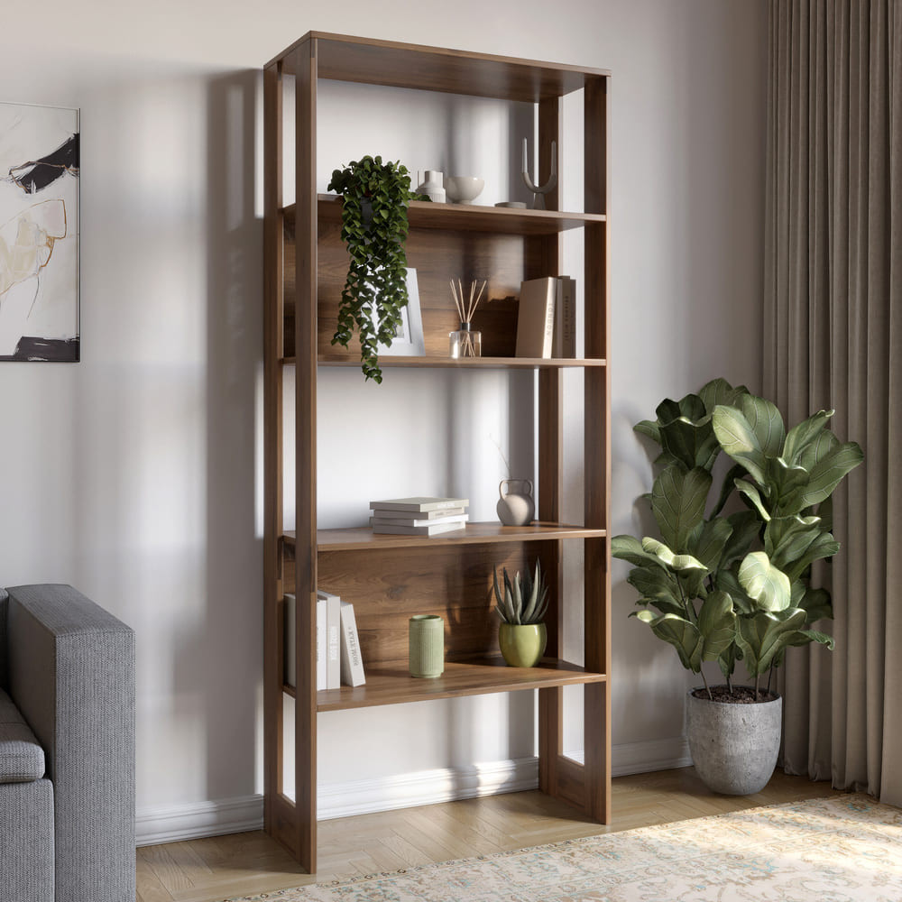 Модуль-1 стеллаж полки LION Нобу Дуб Ливорно (LION-042389) Львов - изображение 1