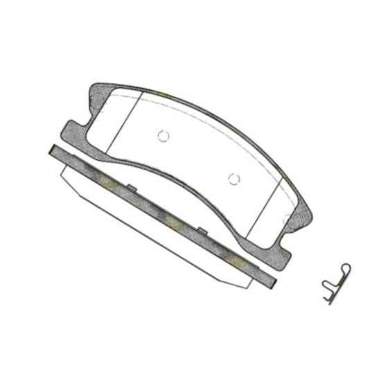 Колодки Jeep Grand Cherokee II (1998-) передние тормозные Мукачево