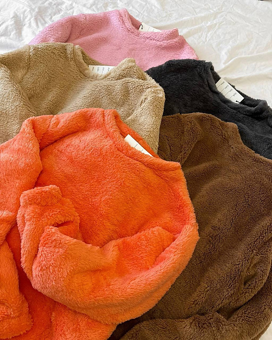 Женская теплая уютная пижама тройка из турецкой двусторонней махры Зефир, 46/48 Одесса - изображение 1