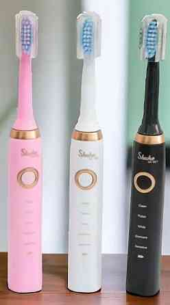 Электрическая зубная щетка Shuke SK-601 c 4 насадками на аккумуляторе. Киев
