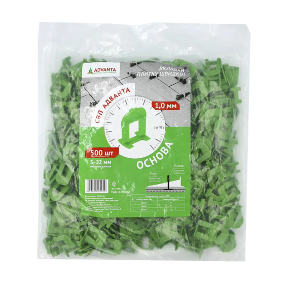 Система вирівнювання плитки MINI Основа 9*70мм 1 мм (250 шт) Харків