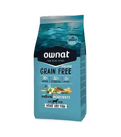 Сухий корм для собак Овнат Ownat Grain Free з рибою, 3 кг Вінниця