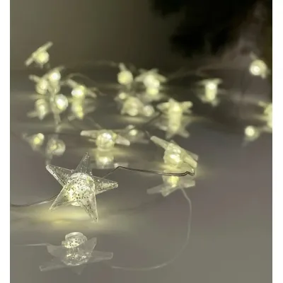 Гирлянда Chomik Звезды 2.2 м 20 LED Теплый белый (5900779854185) Винница