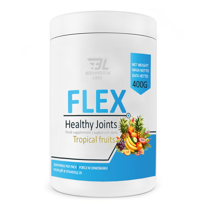 Для поддержания здоровья суставов Bodyperson Labs Flex Healthy Joints 400g (Tropical Fruits) Луцк - изображение 1