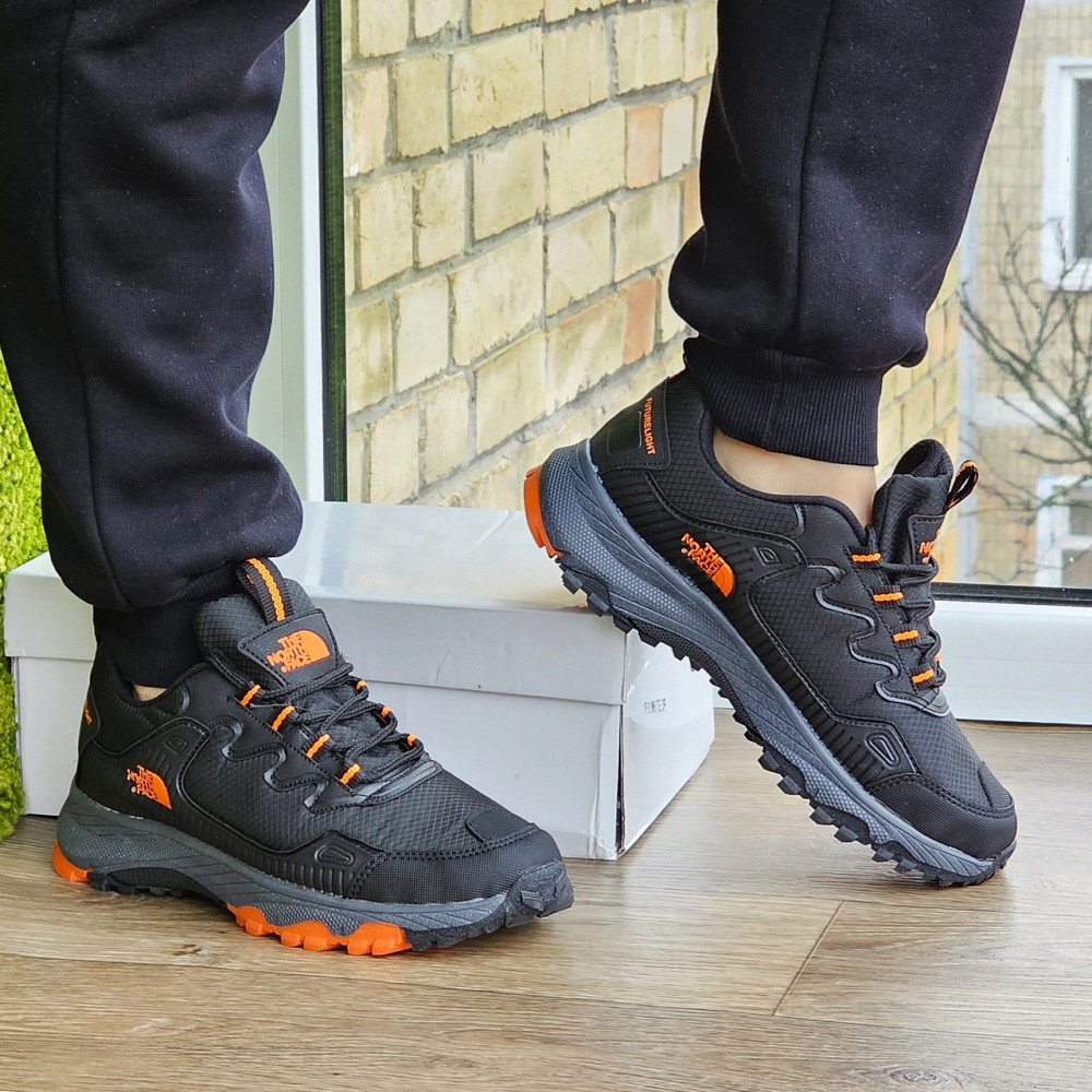 Мужские Кроссовки The North Face Черные с Оранжевым Норт Фейс (размеры: 40,41,42,43) ВидеоОбзор Днепр - изображение 10